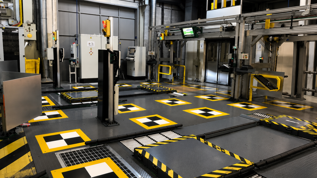 End-of-Line ADAS Calibration System for Automotive Production